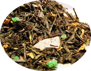 WYSPY KOKOSOWE sencha - zielona herbata KOKOSOWA